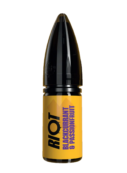 Riot_X_-_Blackcurrant_Passionfruit_E-liquid_in_bullet_bottle